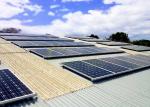 Custom Triangle Flat Roof Solar Racking For Conrete Rooftop