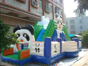 Inflatable fun city / inflatable playground  / panda jumping playground fun city