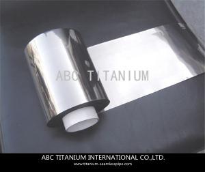 China asme sb265 gr1 &2 titanium foil price/titanium sound film strips/mirror foil/alcohol stove on sale