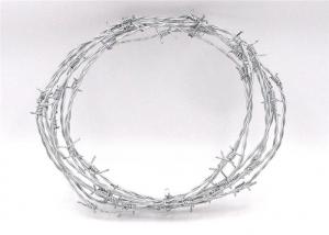 China Galvanised Steel Barbed Wire For Grass Boundary / Railway on sale