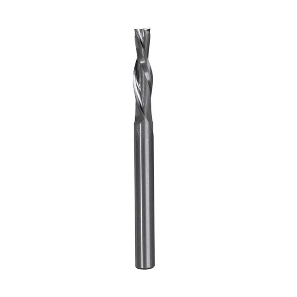 Buy Bright Finish Spiral Down Cut Router Bit 1/8" HSS Double Flute Spiral Bit at wholesale prices