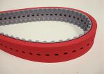 Red / Black Colour Rubber Timming Belt Corrugator Belt For Power Transmission