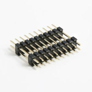 Custom 2.54mm Pitch Pin Header Connector Dual Row 20 Pin 80 Pin Straight Dip