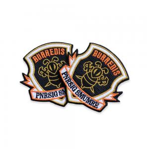 Quality Embriodery Patches For Jersey Sew On 100% Embroidered Custom Badges For Hats for sale