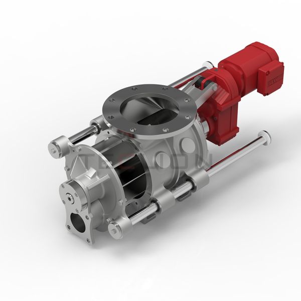 DN100-DN350 Port Size Pneumatic Blow-Through Airlock Feeder for Smooth Material Flow