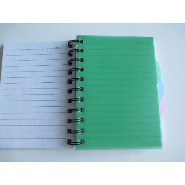 A6 bound spiral notebook