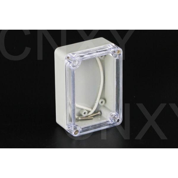 IP65 electronic ABS plastic junction box 83*58*33mm transparent junction box