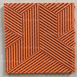 Quality Eco-friendly interlocking plastic pvc garge floor tiles Hollow drainage floor mats for sale