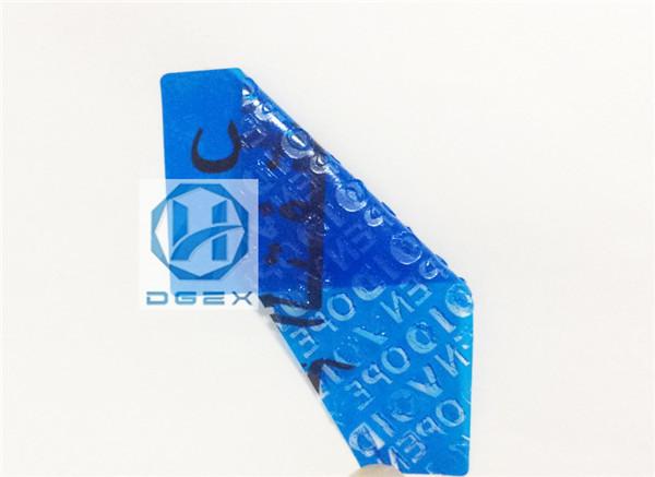 Buy Non Residue Anti Counterfeit Sticker / Custom Hologram Stickers Material at wholesale prices