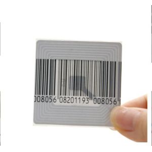 China 8.2MHz RF checkpoint compatible label, 40mm eas label on sale