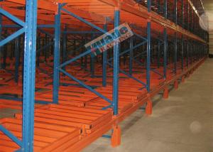 Quality 1500 Kg Max Load Material Handling Racks Storage Push Back Racking For Freezers for sale