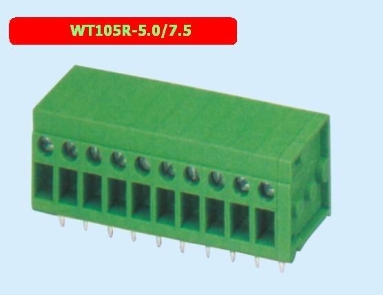 Buy Industrial Screw Type PCB Terminal Block WT105R  Spacing 5.0 / 7.5 Mm at wholesale prices