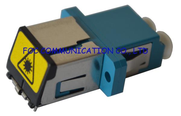 Buy LC Shuttered Type Fiber Optical Adapter Low Insertion Loss for FTTH networks at wholesale prices
