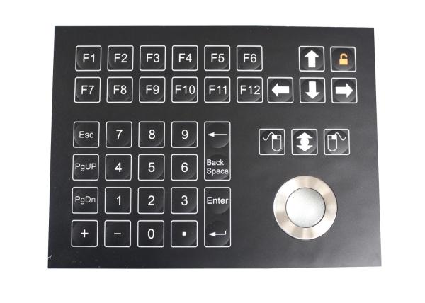 Buy Omron Switch Industrial Membrane Keypad IP67 800DPI Dynamic Optical Trackball at wholesale prices