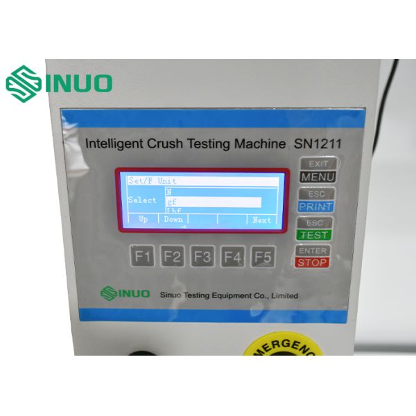 IEC 60950-1 Intelligent Crush Testing Equipment For Compressive Endurance Test