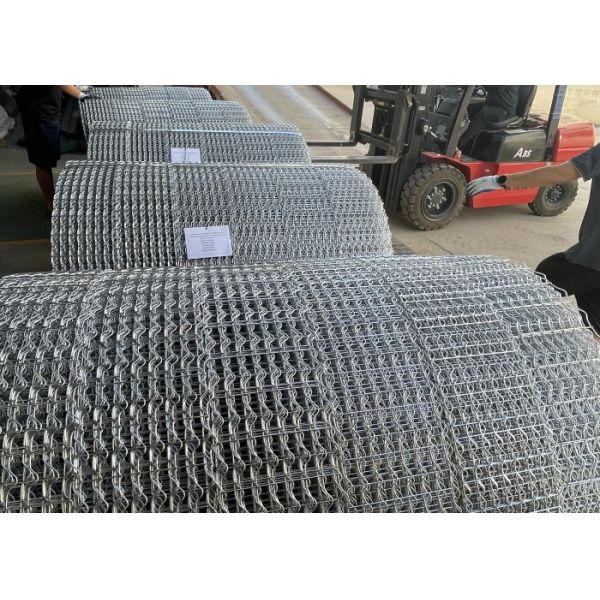 8Lines Wire 6Rolls Packing Galvanized Pipeline reinforced mesh for River Bottom Gas & Oil Pipeline