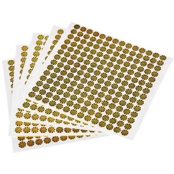 Buy Self Adhesive Security Sticker Printing With Color Change Anti Counterfeiting at wholesale prices