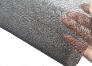 China Coustom Black & White square Pattern Architectural Glass Laminated Mesh Fabric on sale
