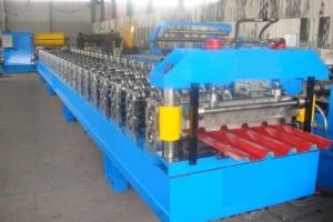 China 1250mm Feeding Width Galvanized Steel Corrugated Sheet Making Machine High Speed on sale