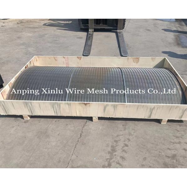 Wedge Wire Support Wire Flat Bed Panels Height 4.5X 5.5mm and Profile Wire 2.3*3.5mm