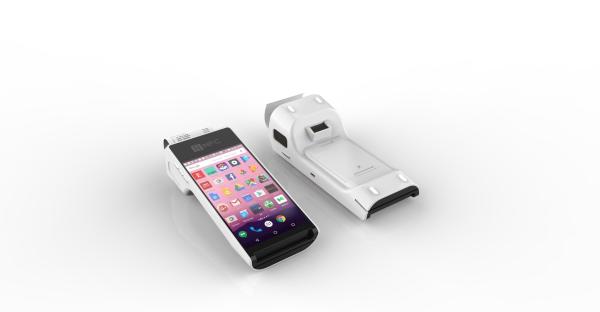 Buy Small Wireless Handheld Pos Terminal EMV PCI Bluetooth WIFI 58mm Printer at wholesale prices
