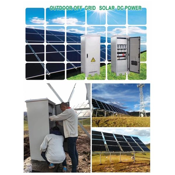 Ground Mounting Solar Energy System 6kw For Telecom Base Station