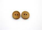 Fashion Design Wooden Blazer Buttons , 2 Hole Wooden Buttons Strong Rigidity