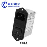 DBI5-S EMI Power Line Noise Filters With Fuse IEC Socket Type