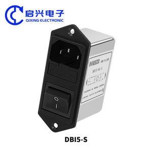Quality DBI5-S EMI Power Line Noise Filters With Fuse IEC Socket Type for sale