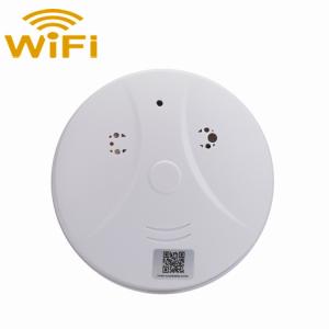 Quality Wireless spy hidden camera Smoke Detector 1920*1080 HD Spy Camera wifi DVR support iphone/Android P2P network Security s for sale