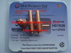 Quality 120926 electrode for HYPERTHERM Powermax 1000/1250/1650 for sale