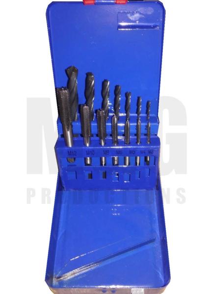 Buy 14PCS Drill Bit Set Quick Connect Drill And Tap Set Left Hand System at wholesale prices