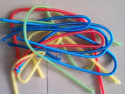 Buy Colorful customized request color or size plastic spring wire tool lanyard for tools safe at wholesale prices