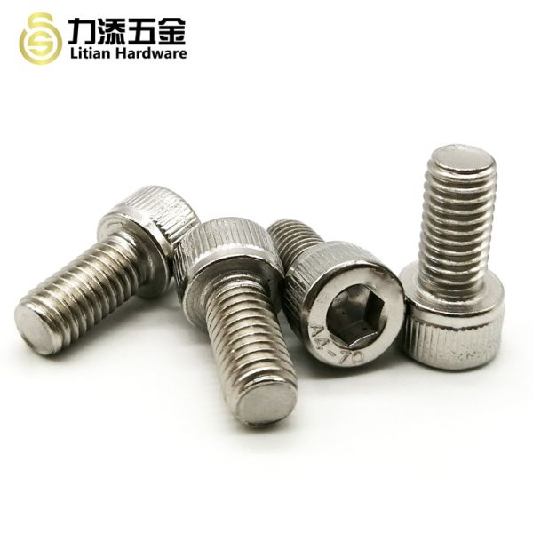 OEM Stainless Steel Hex Head Wood Screws Pan Head M4*12 Size