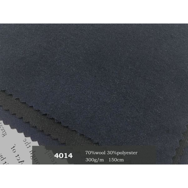 Italian Merino Polyester Cashmere Tweed Wool Fabric 260-420gsm For Suiting