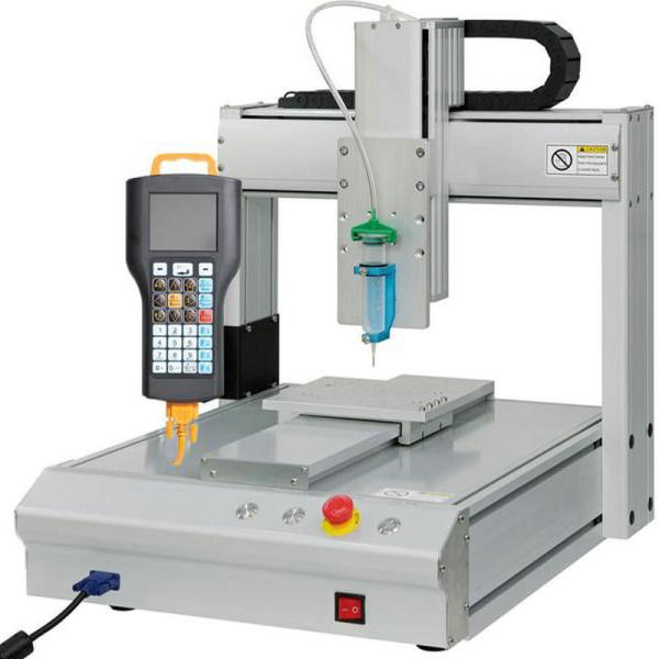 Buy accuracy Small Glue Dispensing Machine Operate Mode Button or Hand Terminal at wholesale prices