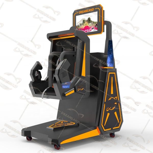 Dreamland exclusive vr simulator 9d vr machine 360 degree vr roller coaster for amusement theme park