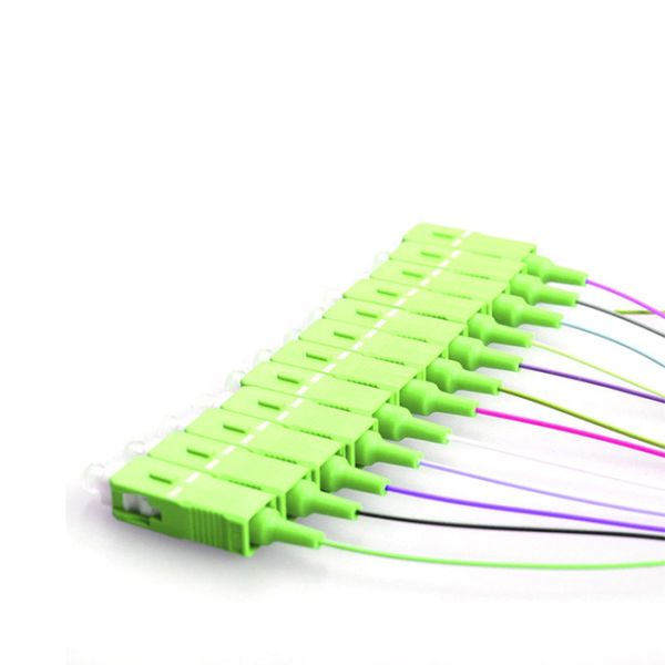 12 Strand Fiber Optic Patch Cord Single Mode SC G657A2 Bend Insensitive Fiber 2m