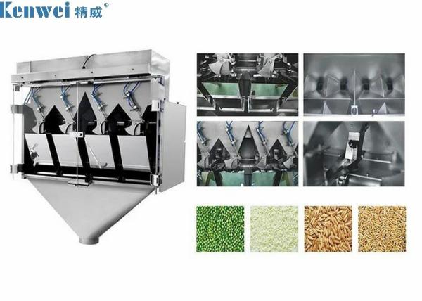 Buy 60P/M 4 Head Linear Weigher Machine With 7" Touch Screen at wholesale prices