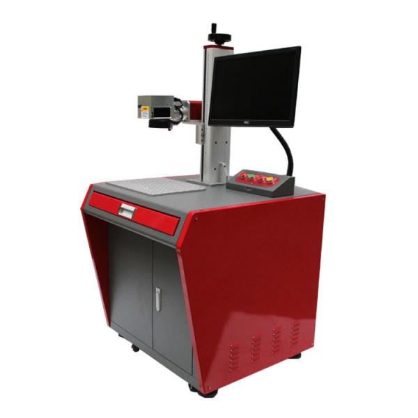 Buy Desktop Fiber Gold Metal Laser Marking Machine 0.5Mm Depth With Low Noise at wholesale prices