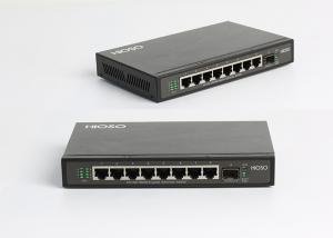 Quality 8 10/100/1000M RJ45 1 100/1000M SFP Uplink Ports Gigabit Network Switch 9 port for sale