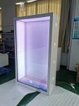 86/75inch Transparent LCD Display Box with Interactive Touch Showcase Hologram