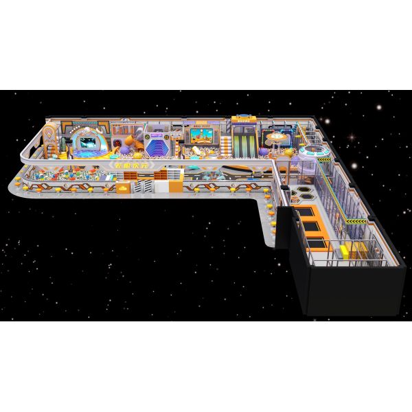 Child'S Imagination Run Wild Large Soft Play Equipment Naughty Castle Dreamlike World For Children