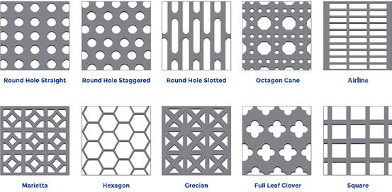 1*2m Metal Perforated Sheet , 3mm Perforated Stainless Steel Sheet Laser Cutting