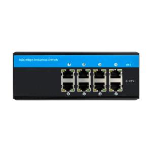Quality Industrial 8 Port Gigabit Network Switch Unmanaged POE Ethernet Dual Power for sale