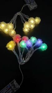 China LED Firework Lights 8 Modes Remote Control Fairy Lights with Timer Battery Powered Waterproof Dandelion Lights for Patio Wedding on sale