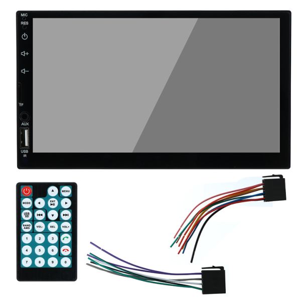 7" Capacitive Touch Screen Car Video Stereo Central Multimidia Universal Mp5 Car Stereo Bluetooth Moniceiver MP5-7023