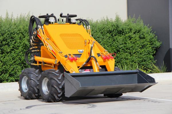 Buy Construction Or Farm Soil Machine / Petrol Fuel Compact Skid Steer Loader at wholesale prices