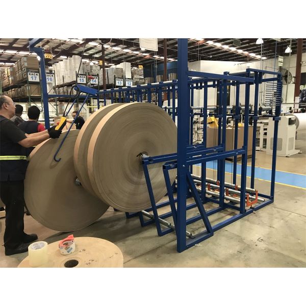 Customizable Paper Edge Protector Machine for 175-250gsm Kraft Surface Paper and L Edge Protector Thickness 2.5-10mm