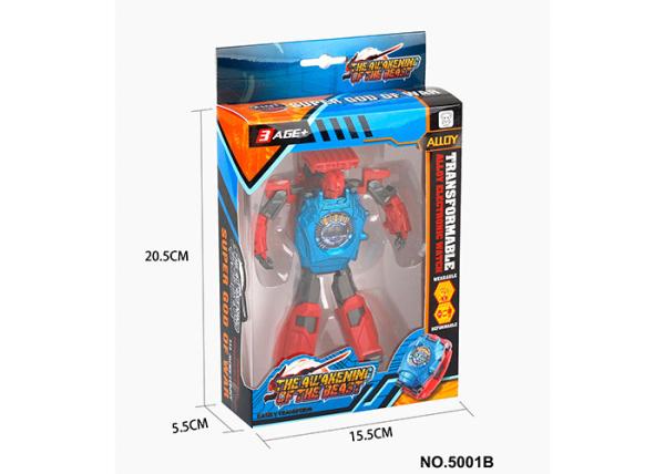 Buy 8 " Alloy Tramsformable Robot Watch Children's Play Toys W / Real Time Date Display at wholesale prices